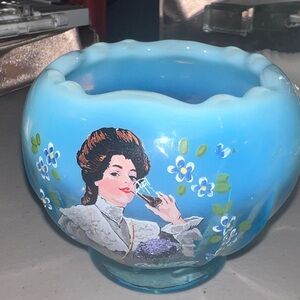 FENTON BLUE COCA COLA COLLECTIBLE